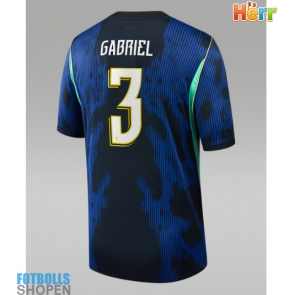 Billiga Brasilien Gabriel Magalhaes #3 Bortatröja VM 2026 Kortärmad